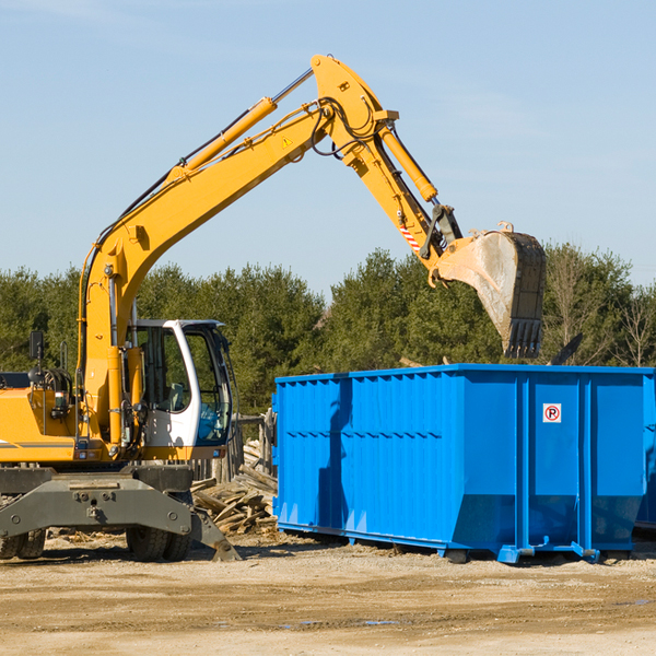 are there any restrictions on where a residential dumpster can be placed in Scituate